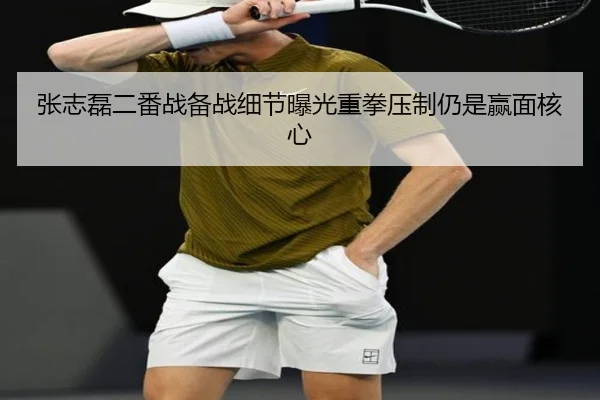 张志磊二番战备战细节曝光重拳压制仍是赢面核心 - gamersky.com